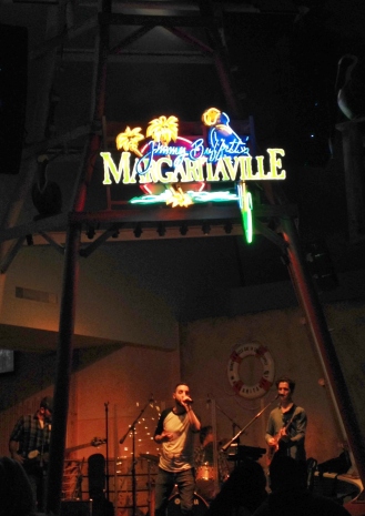 The Amberlamps take the stage at Jimmy Buffet's Margaritaville.